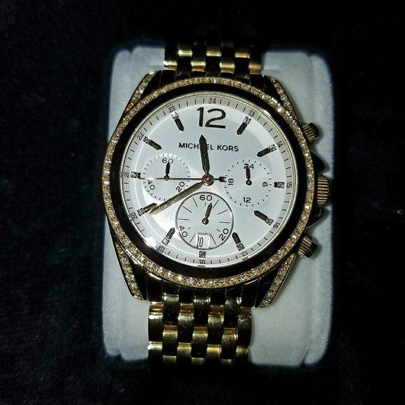 MK gold colored women's watch - Picture 1 of 2